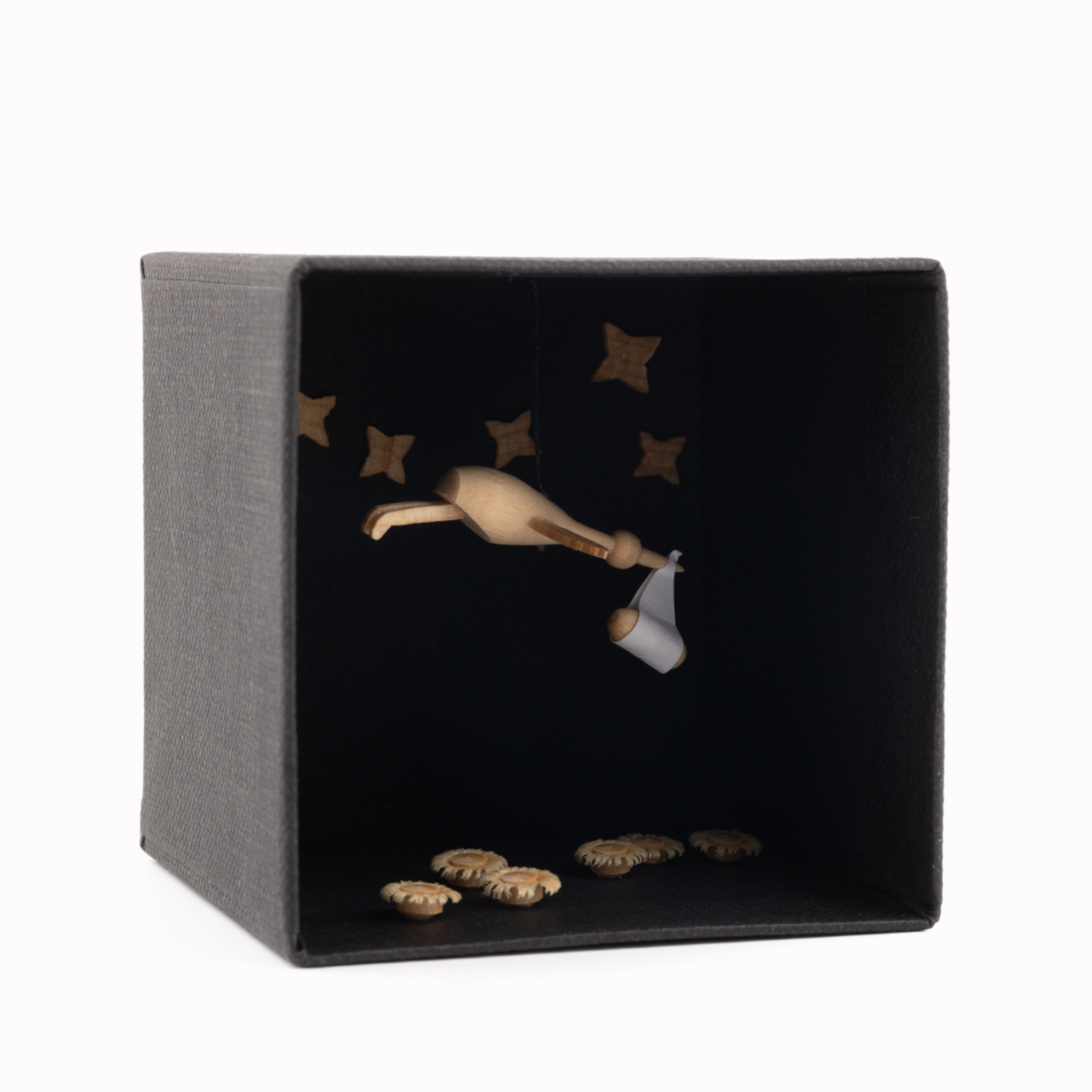 Storch, kleine Schachtel - 01